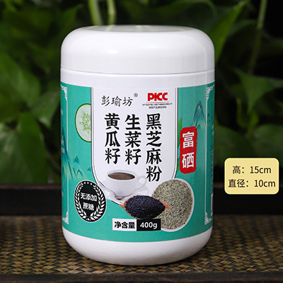 黄瓜籽生菜籽黑芝麻粉400克/7.45元